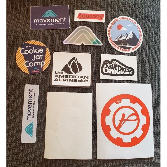 10x Hike Rock Climbing Outdoor Stickers Mixed Lot American Alpine Club Cotopaxi - Picture 7 of 7